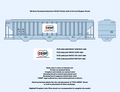 640011 HO Scale Farmland Industries CO-OP Covered Hopper Decals