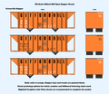 640012 HO Scale Gifford Hill Greenville Open Hopper Decals