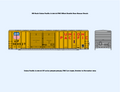 640033 HO Scale Union Pacific A-100-16 FMC Offset Double Door Boxcar Decals