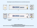 640047 HO Scale Nippon Yūsen Kaisha "NYK Worldwide Service" 40 and 45 ft. Container Decals